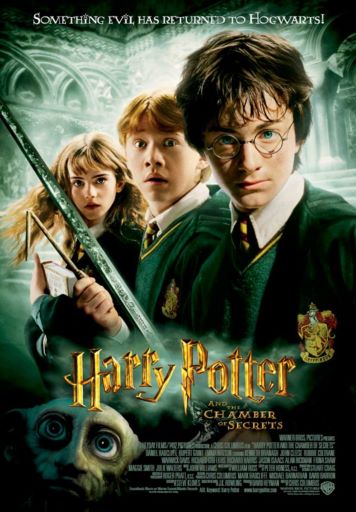 Movie poster: Harry Potter and the Chamber of Secrets